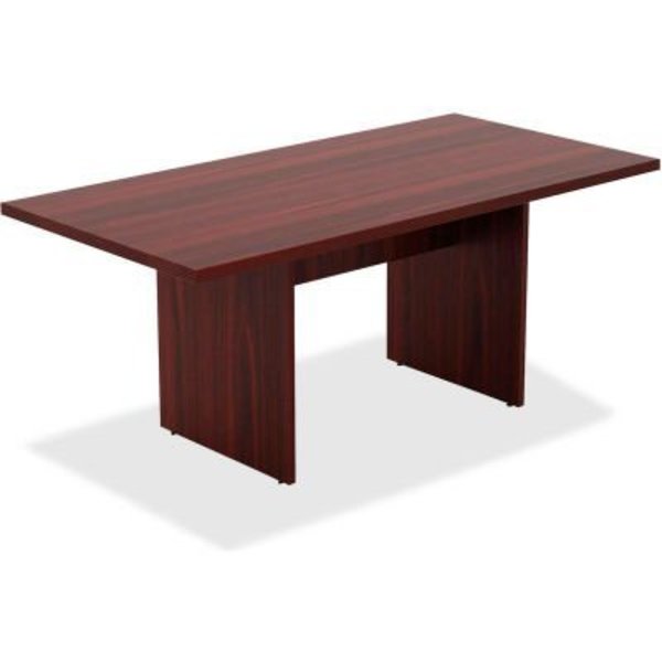 Lorell Lorell® 72" Rectangular Conference Table - Mahogany - Chateau Series 34340